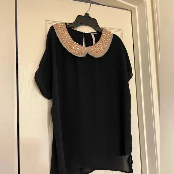 Bellatrix beaded blouse size S, black - Picture 5 of 5